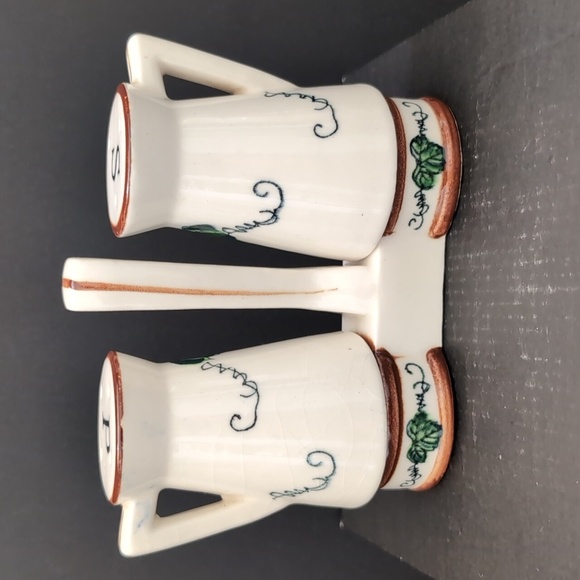 VGT,Japan Ceramic Around The Orchard Salt & Pepper Shaker Cruet Set. - Picture 6 of 11